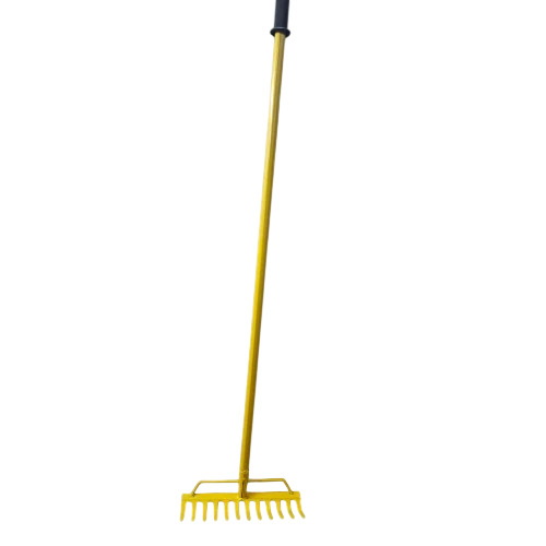 Garden Rake Panji Big 4 Ft Handle (12 Teeth With Support)