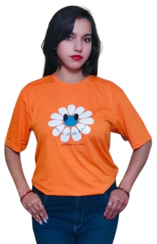 Ladies Round Neck T Shirt