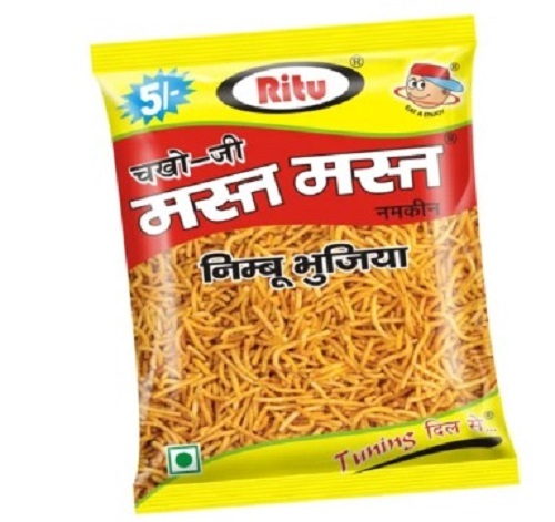 Nimbu Bhujia Namkeen - Food Grade, Fried | Spicy, Crunchy, Easy to Digest, Long Shelf Life, Hygienically Packed