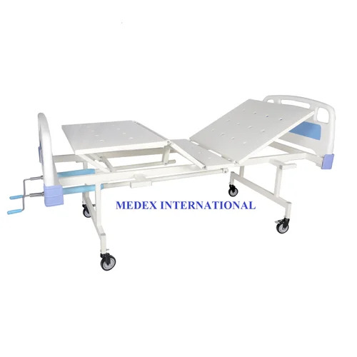 White Semi Fowler Bed With Abs Panels