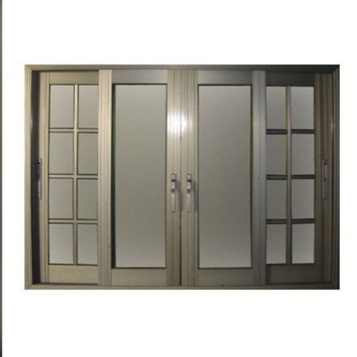 Aluminium section door