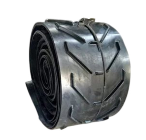 Black Chevron Conveyor Belt