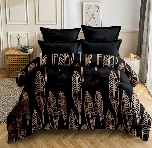 Black Soft Flannel Blanket - Full Size, Black | Soft, Stylish, Long Lasting for Adults Home Use