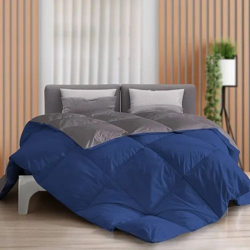 Blue Color Bed Comforters Set