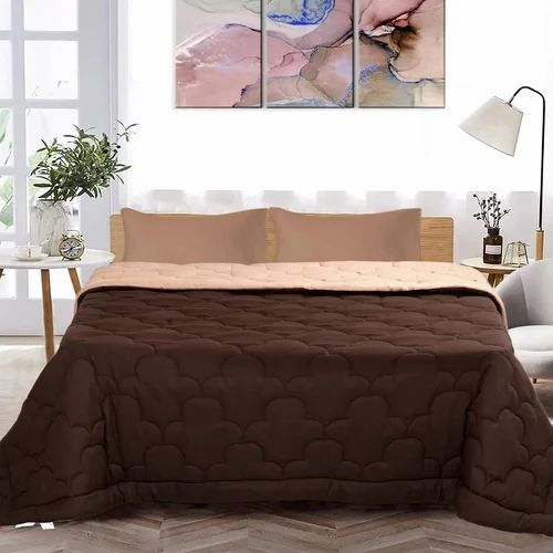 Brown Double Bed Comforter Set