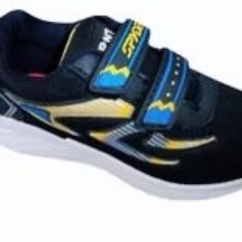 Children Shoes - Plasticcanvas PU Upper, Black White | Lightweight, Breathable, Non Slip, Flexible Movement