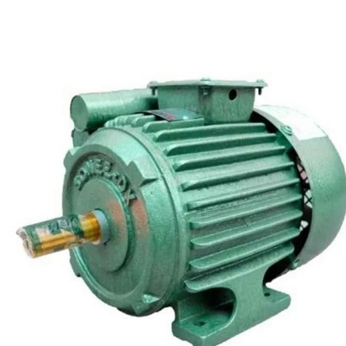 Copper Single Phase Electric Motor - Mild Steel, Green, 210V 50Hz | Copper Winding, High Efficiency, Durable, Energy Saving, Thermal Protection