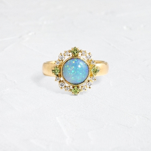 Firoza stone ring