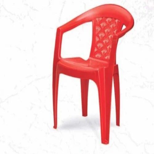 Plastic Red Arm Chairs