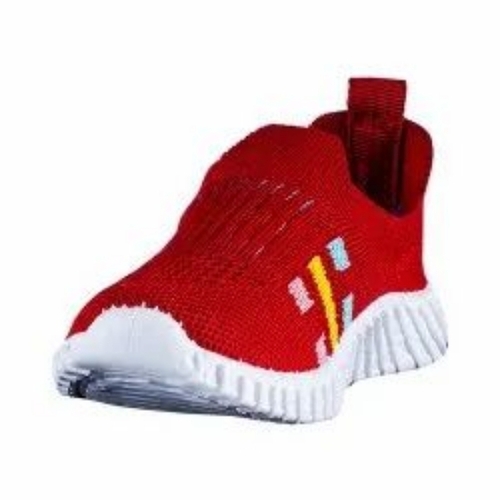 Red Children Shoes - Plasticcanvas, Red | Lightweight, Breathable, Non Slip Durable Sole, Flexible Movement