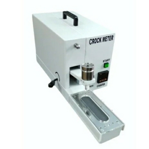 Semi automatic textile electric crock meter