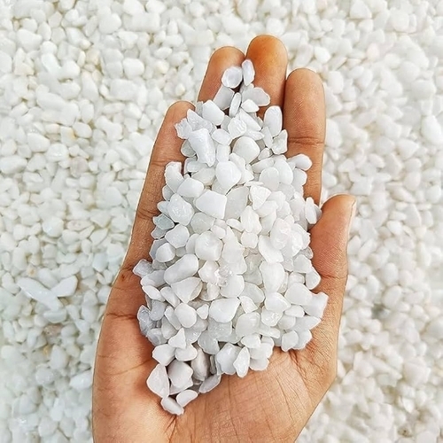 White Marble Chips By Angel Stone