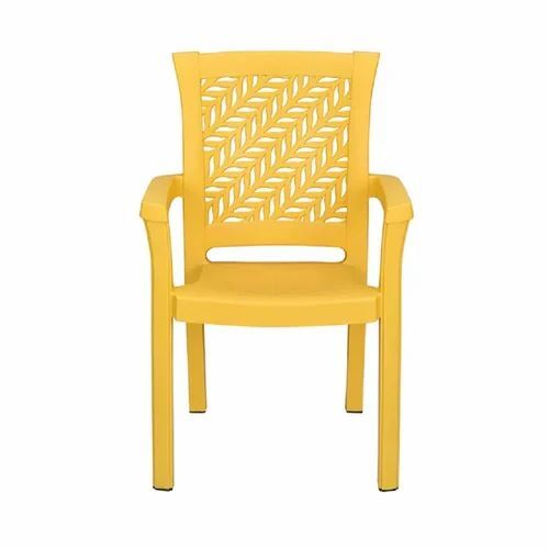Yellow Designer Plastic Chair
