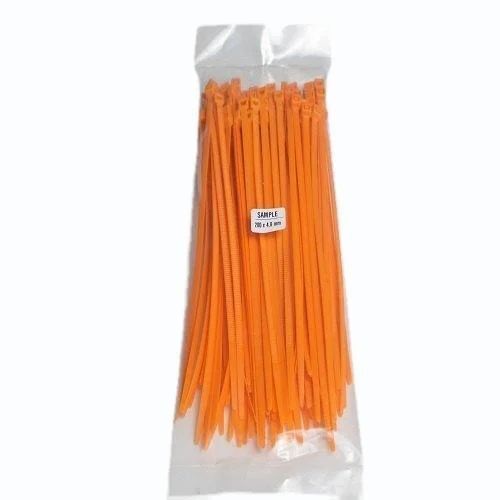 200mm Orange Nylon Marker Cable Tie