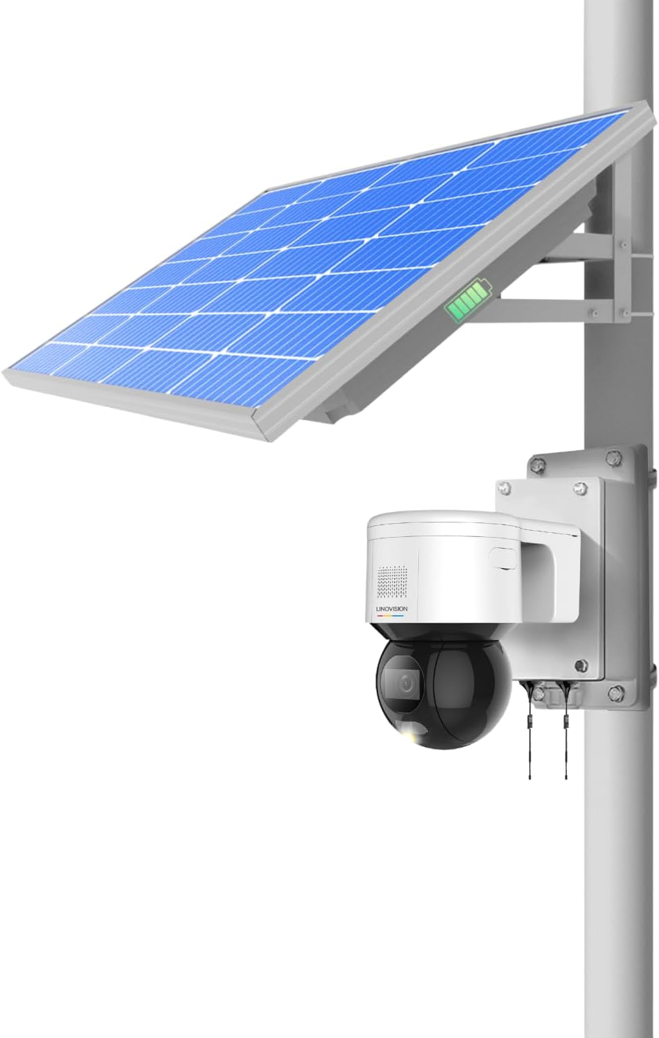 4 in 1 Commercial Solar Power Camera KIT with Mini PT Dome Camera