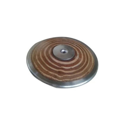 Athletic Throwing Discus - Wooden, Standard Size, Brown | Dustproof, Waterproof, Durable, Fine Finished