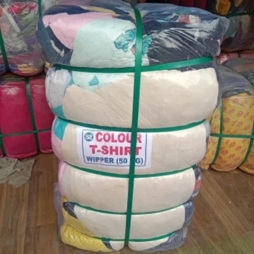 Old T-shirt waste colour cleaning purpose industrial