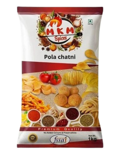 Pola Chatni Masala - Organic Natural Powder Packet, Food Grade Raw Spice Enhancer
