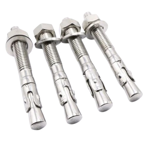 Silver Wedge Anchor Fastener