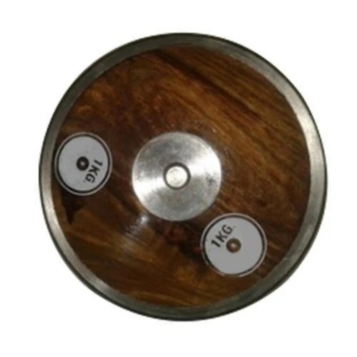 Wooden Throwing Discus - Wooden, Standard Size, Multicolour | Durable, Dustproof, Waterproof, Fine Finished
