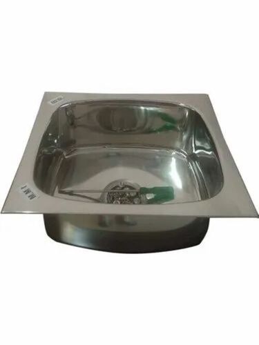 1mm Single Bowl Kitchen Sink - Stainless Steel 16x18x8inch Silver, Corrosion Resistant Rust Proof Durable