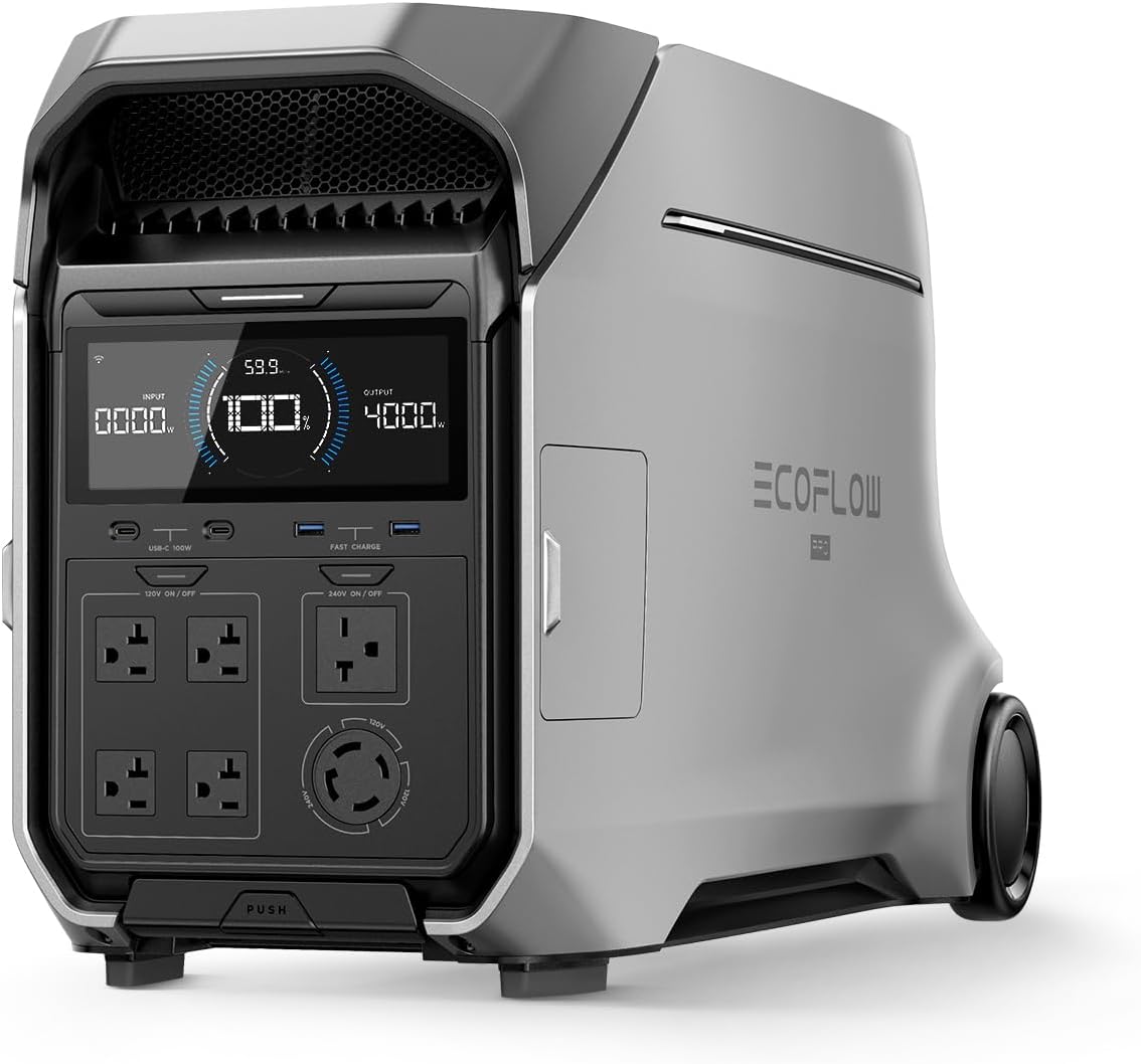 Delta Pro 3 Portable Power Station - Color: Black