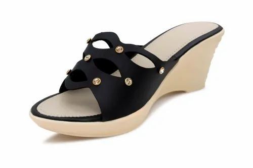 Ladies Designer Sandal - Color: Black