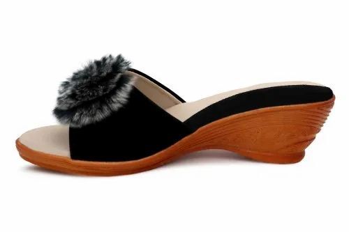 Ladies Fancy Sandal - Color: Black