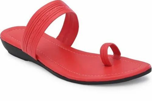 Ladies Plain Rubber Slipper