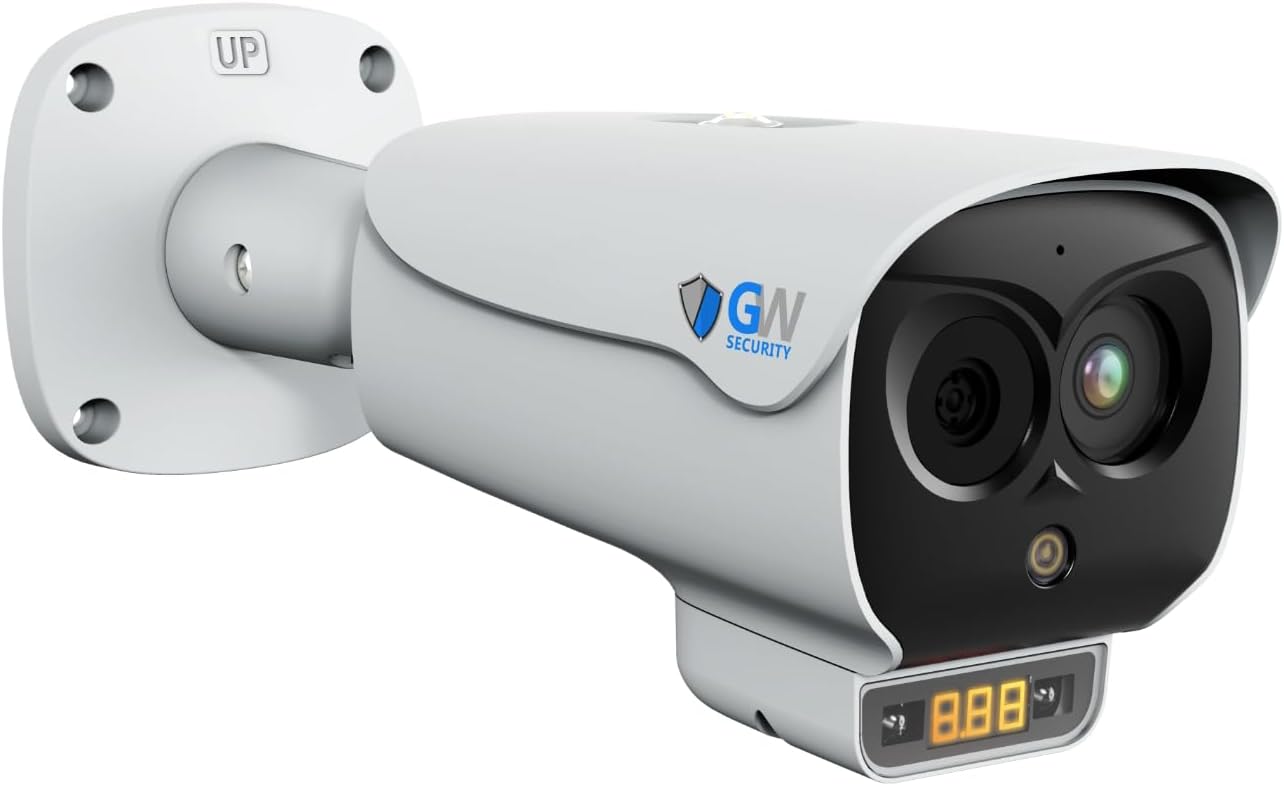 Security 5MP Bi-Spectrum Temperature Measurement Two Way Audio IP PoE Thermal Security Camera