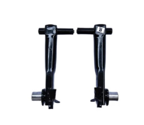 Three Wheeler Trailing Arm - MS Material Custom Size Black | Anti Rust 25 Kg 2 Piece Set