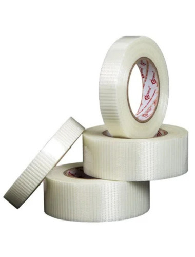 White Cross Filament Tape