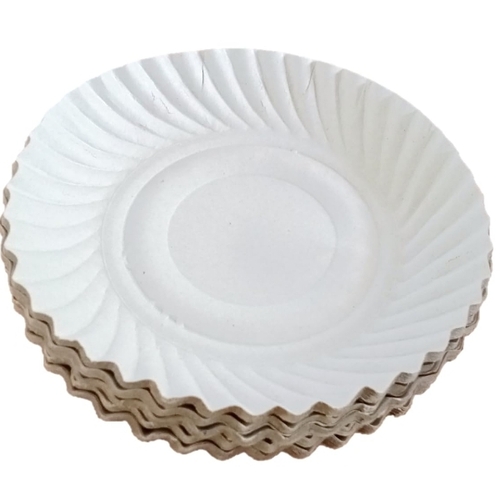 White Paper Plate