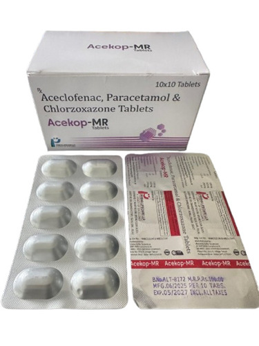 Aceclofenac Paracetamol Chlorzoxazone Tablet
