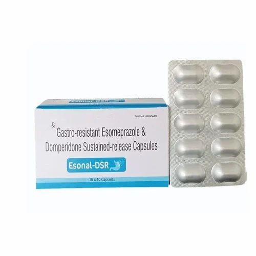 Gastro Resistant Esomeprazole Domperidone Sustained Release Capsules