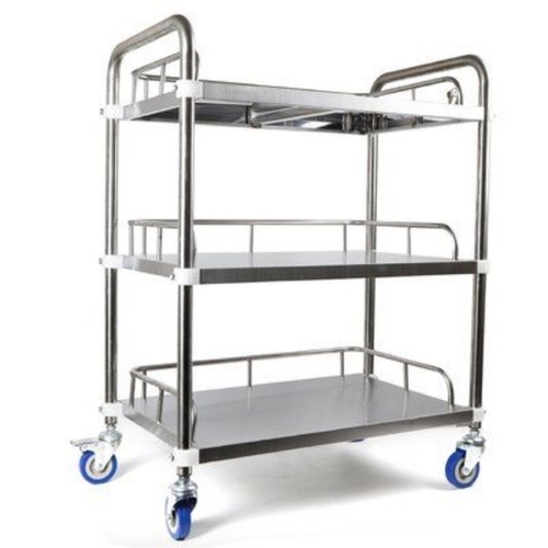 Hospital Trolley - Color: Silver