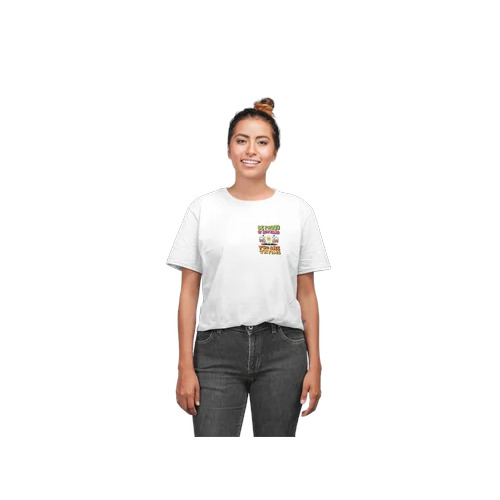 Ladies White Oversized T Shirt