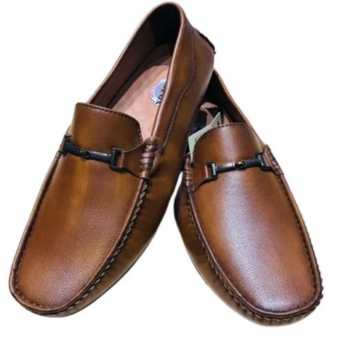 Men Casual Wear Brown Loafer Shoes