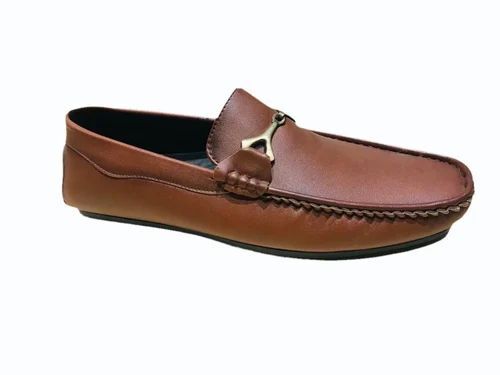 Men Plain Synthetic Leather Party Wear Loafer Shoes