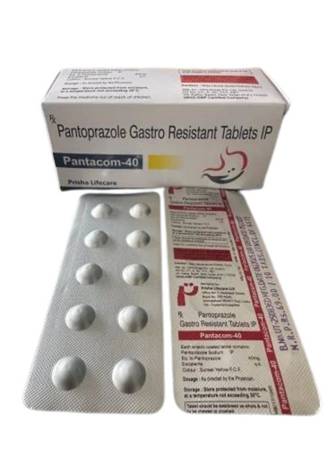 Pantoprazole Gastro Resistant Tablet Ip - Strip, 10 Tablets | Treat Gastric Issues, Dosage As Per Direction, Suitable For Adults