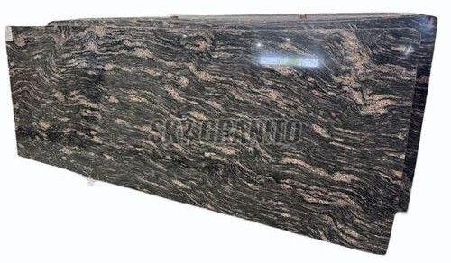 Polished Rainforest Brown Granite Slab