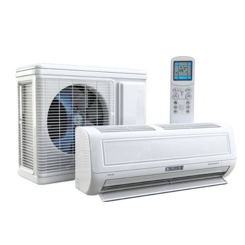 Split Air Conditioner Set - Color: White