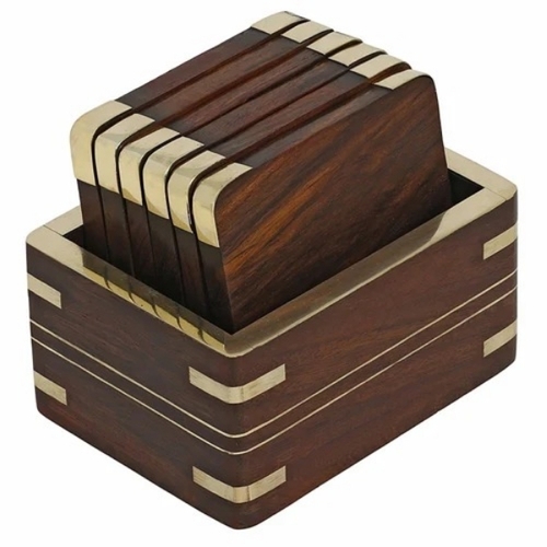 Wooden Tea Coaster - Color: Comes In Various Colors