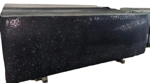 16mm Majestic Black Granite Slab - 16mm Thickness, Polished Finish | Flooring, Water Resistant, Rectangular Slab