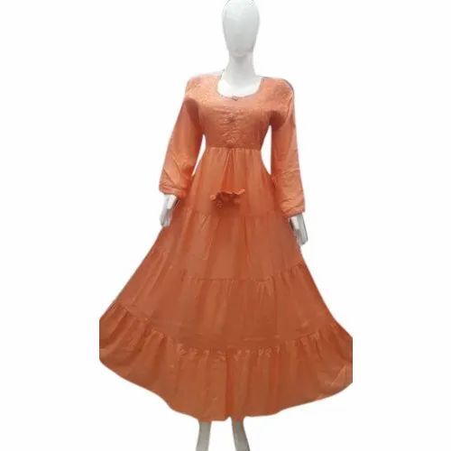 Full Sleeves Ladies Rayon Kurti - Design: Standard