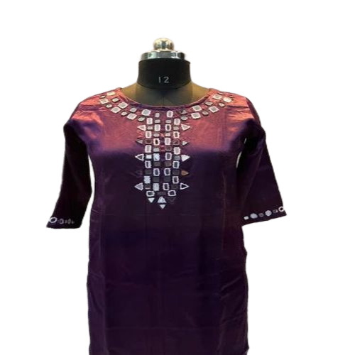 Ladies Fancy Silk Kurti
