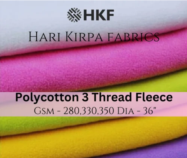 Polycotton 3 Thread Fleece