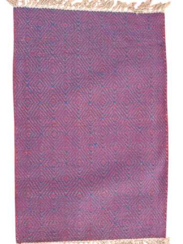Purple Rectangle Cotton Durries - Application: Industrial