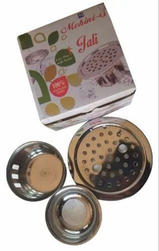 5 Inches Floor Drain - Stainless Steel, 5" Diameter, Silver | Durable, Fine Finished, Eco-Friendly, Polished Surface