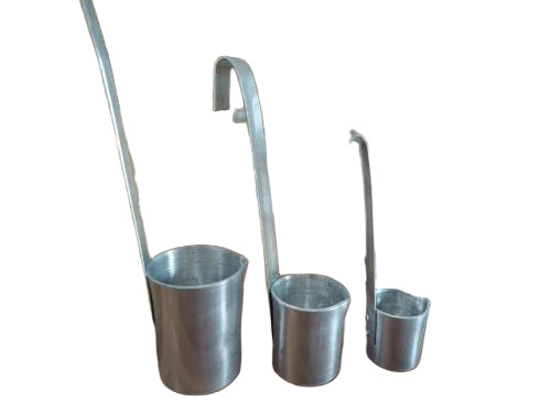 Aluminium Milk Measures Liters Set - 200-1000 ML, Silver, 3 Pcs | Durable, Fine Finished